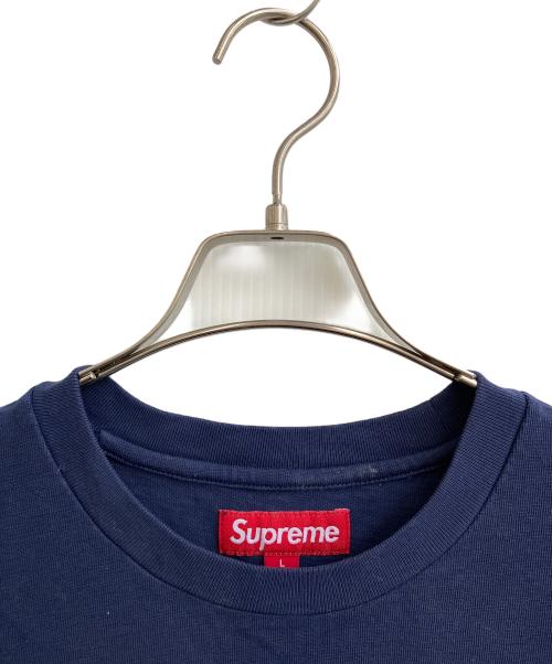 SUPREME（シュプリーム）SUPREME (シュプリーム) ロゴTシャツ ネイビー サイズ:SIZE Lの古着・服飾アイテム