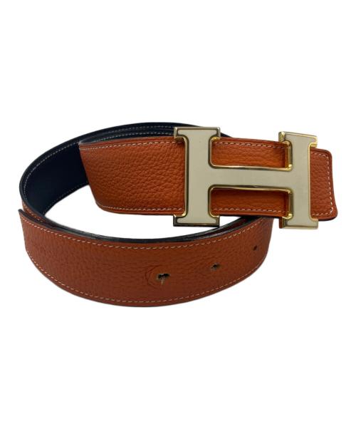 HERMES（エルメス）HERMES (エルメス) コンスタンスリバーシブルベルト ブラウンの古着・服飾アイテム