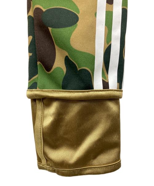 adidas（アディダス）adidas (アディダス) A BATHING APE (アベイシングエイプ) ジップパーカー グリーン サイズ:SIZE Lの古着・服飾アイテム