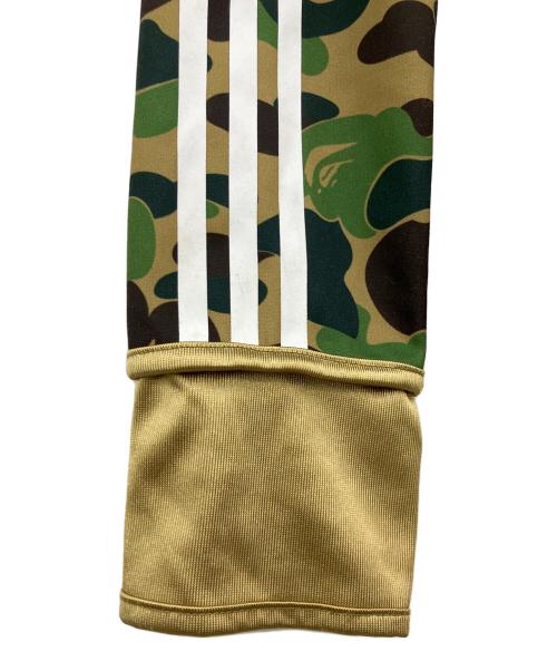 adidas（アディダス）adidas (アディダス) A BATHING APE (アベイシングエイプ) ジップパーカー グリーン サイズ:SIZE Lの古着・服飾アイテム