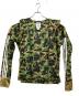 中古・古着 adidas (アディダス) A BATHING APE (アベイシングエイプ) ジップパーカー グリーン サイズ:SIZE L：25000円