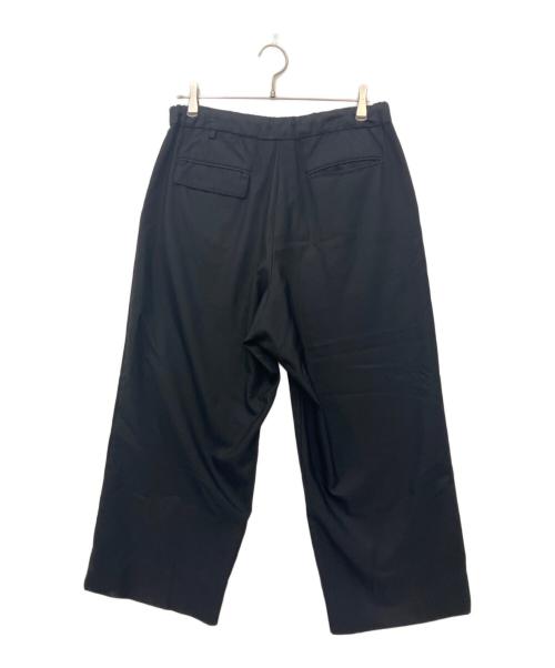 THE RERACS（ザ リラクス）THE RERACS (ザ リラクス) WIDE EASY SLACKS ブラック サイズ:SIZE 46の古着・服飾アイテム