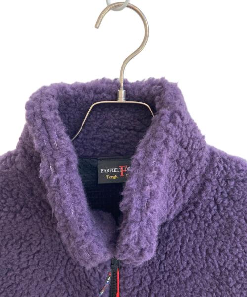 FARFIELD ORIGINAL（ファーフィールドオリジナル）FARFIELD ORIGINAL (ファーフィールドオリジナル) ボアフリースジャケット パープル サイズ:SIZE 3 未使用品の古着・服飾アイテム