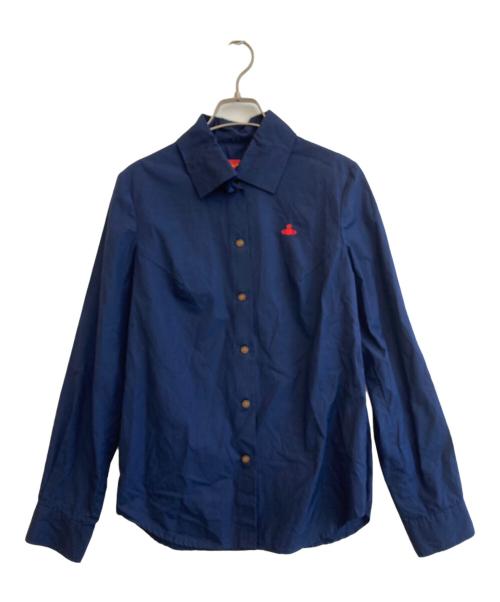 Vivienne Westwood RED LABEL（ヴィヴィアンウエストウッドレッドレーベル）Vivienne Westwood RED LABEL (ヴィヴィアンウエストウッドレッドレーベル) 長袖シャツ ネイビー サイズ:SIZE Lの古着・服飾アイテム