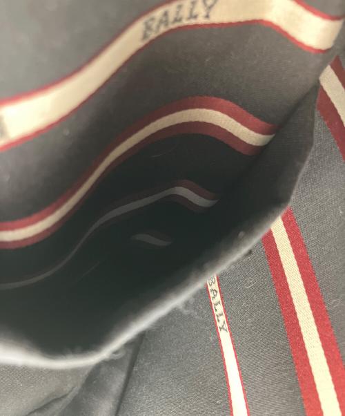 BALLY（バリー）BALLY (バリー) クロスボディーバッグ ネイビー×レッドの古着・服飾アイテム