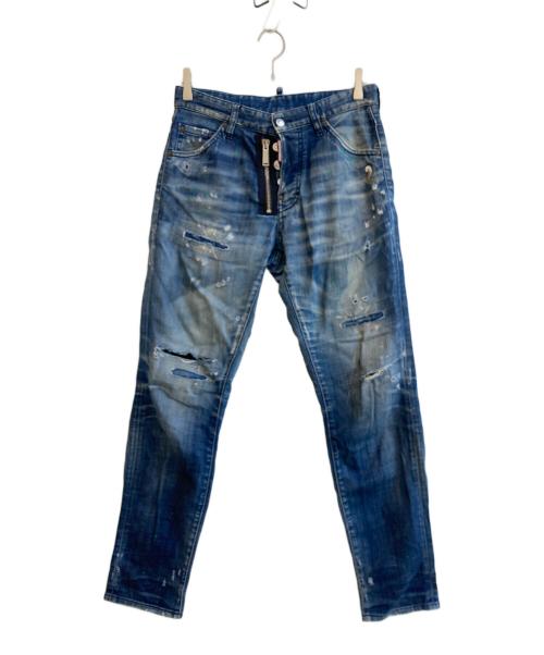 DSQUARED2（ディースクエアード）DSQUARED2 (ディースクエアード) デニムパンツ インディゴ サイズ:SIZE 42の古着・服飾アイテム
