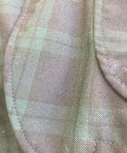 COMME des GARCONS（コムデギャルソン）COMME des GARCONS (コムデギャルソン) テーラードジャケット グリーン×ブラック サイズ:SIZE XSの古着・服飾アイテム