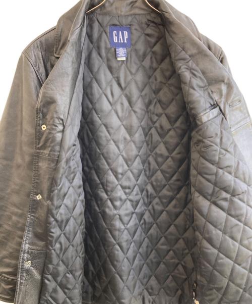 GAP（ギャップ）GAP (ギャップ) レザージャケット ブラック サイズ:SIZE Sの古着・服飾アイテム