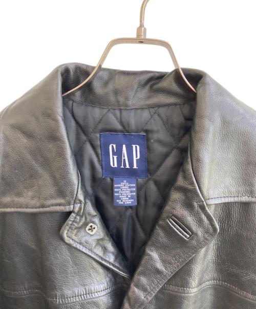 GAP（ギャップ）GAP (ギャップ) レザージャケット ブラック サイズ:SIZE Sの古着・服飾アイテム