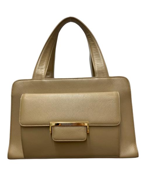 Yves Saint Laurent（イヴサンローラン）Yves Saint Laurent (イヴサンローラン) ハンドバッグ ベージュの古着・服飾アイテム
