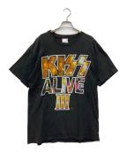 KISSキッス）の古着「バンドTシャツ」｜ブラック
