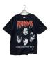 KISS（キッス）の古着「バンドTシャツ」｜ブラック