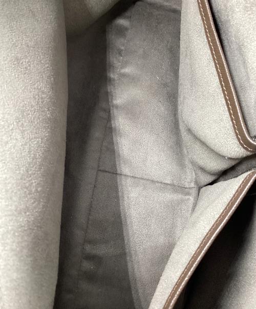 PELLE MORBIDA（ペッレモルビダ）PELLE MORBIDA (ペッレモルビダ) 2WAYブリーフケース ネイビー×ブラウンの古着・服飾アイテム