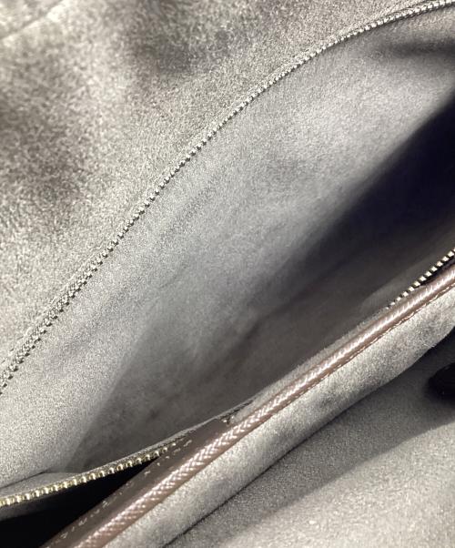 PELLE MORBIDA（ペッレモルビダ）PELLE MORBIDA (ペッレモルビダ) 2WAYブリーフケース ネイビー×ブラウンの古着・服飾アイテム