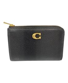 COACH（コーチ）の古着「エッセンシャル Lジップ キー ケース」｜ブラック