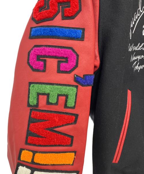 WTAPS（ダブルタップス）WTAPS (ダブルタップス) SUPREME (シュプリーム) スタジャン ブラック×レッド サイズ:SIZE Mの古着・服飾アイテム