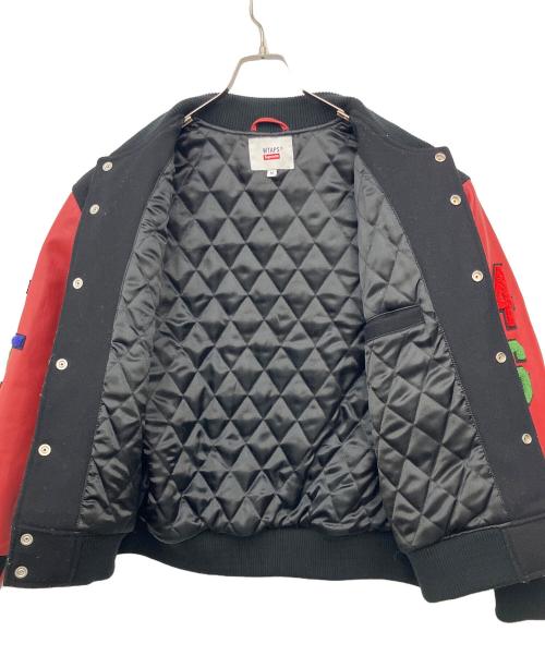 WTAPS（ダブルタップス）WTAPS (ダブルタップス) SUPREME (シュプリーム) スタジャン ブラック×レッド サイズ:SIZE Mの古着・服飾アイテム