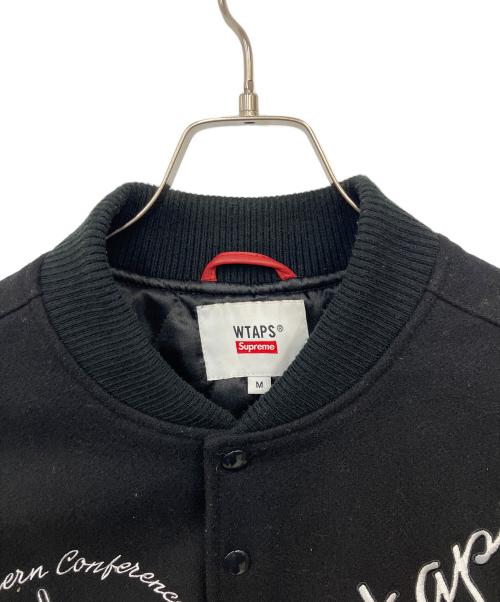 WTAPS（ダブルタップス）WTAPS (ダブルタップス) SUPREME (シュプリーム) スタジャン ブラック×レッド サイズ:SIZE Mの古着・服飾アイテム