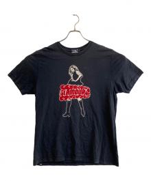 Hysteric Glamour（ヒステリックグラマー）の古着「プリントTシャツ」｜ブラック