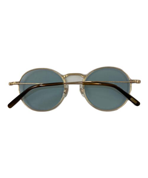 OLIVER PEOPLES（オリバーピープルズ）OLIVER PEOPLES (オリバーピープルズ) WESLIE SUN（ウェスリー・サン） ゴールド×ブラウン サイズ:49□20 145の古着・服飾アイテム