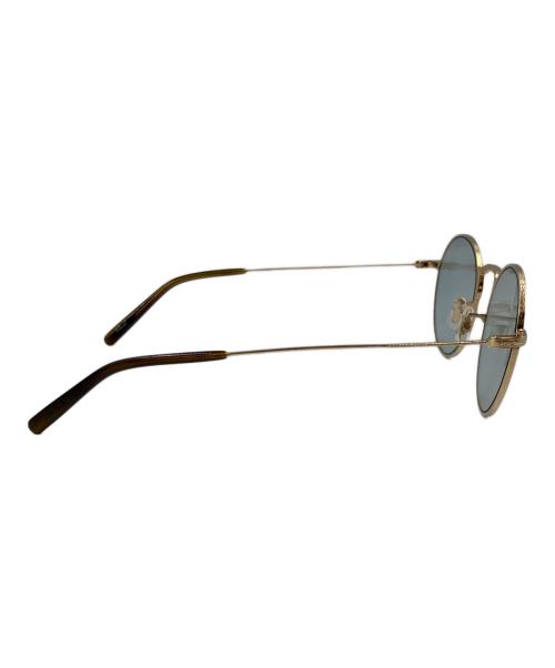 OLIVER PEOPLES（オリバーピープルズ）OLIVER PEOPLES (オリバーピープルズ) WESLIE SUN（ウェスリー・サン） ゴールド×ブラウン サイズ:49□20 145の古着・服飾アイテム