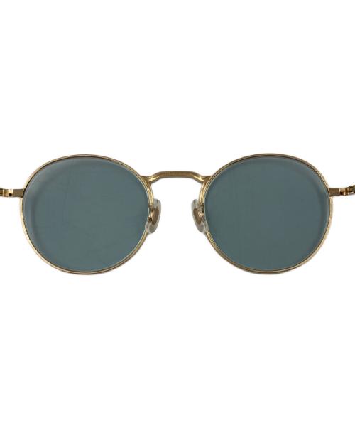 OLIVER PEOPLES（オリバーピープルズ）OLIVER PEOPLES (オリバーピープルズ) WESLIE SUN（ウェスリー・サン） ゴールド×ブラウン サイズ:49□20 145の古着・服飾アイテム