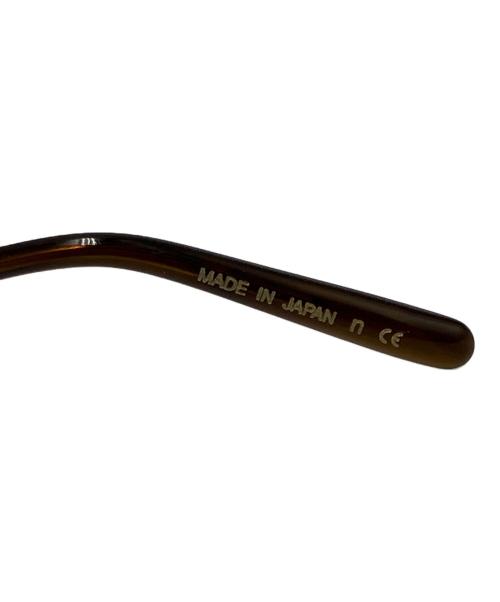 OLIVER PEOPLES（オリバーピープルズ）OLIVER PEOPLES (オリバーピープルズ) WESLIE SUN（ウェスリー・サン） ゴールド×ブラウン サイズ:49□20 145の古着・服飾アイテム