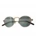 OLIVER PEOPLES（オリバーピープルズ）の古着「WESLIE SUN（ウェスリー・サン）」｜ゴールド×ブラウン