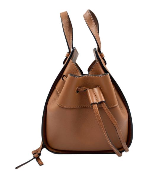 LOEWE（ロエベ）LOEWE (ロエベ) ハンモック ドローストリングミニ タンの古着・服飾アイテム