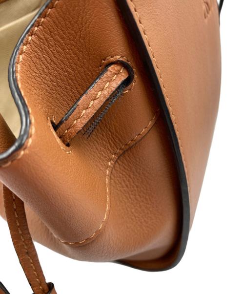 LOEWE（ロエベ）LOEWE (ロエベ) ハンモック ドローストリングミニ タンの古着・服飾アイテム