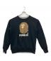 BAPE BY A BATHING APE（ベイプバイアベイシングエイプ）の古着「リバーシブルプリントスウェット」｜ブラック×グレー