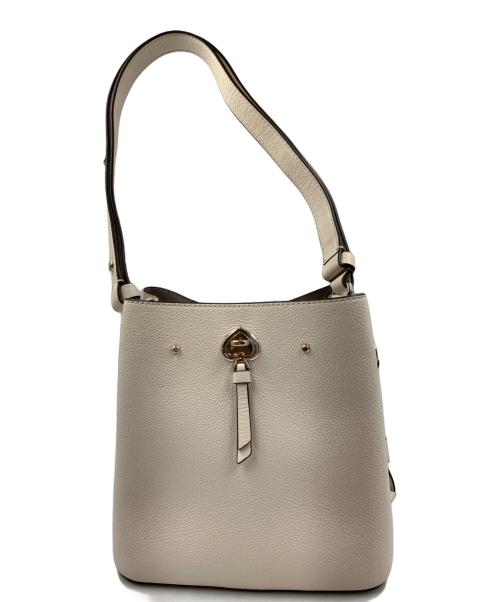 Kate Spade（ケイトスペード）Kate Spade (ケイトスペード) ワンショルダーバッグ ホワイトの古着・服飾アイテム