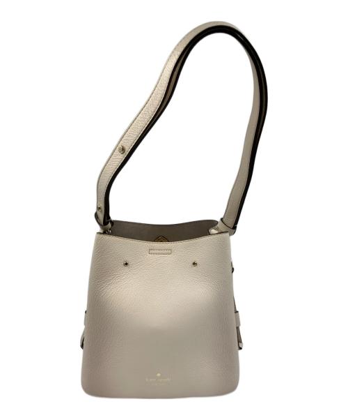 Kate Spade（ケイトスペード）Kate Spade (ケイトスペード) ワンショルダーバッグ ホワイトの古着・服飾アイテム