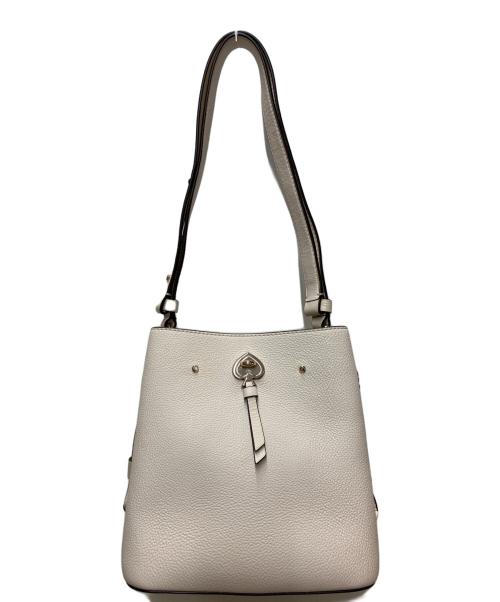 Kate Spade（ケイトスペード）Kate Spade (ケイトスペード) ワンショルダーバッグ ホワイトの古着・服飾アイテム