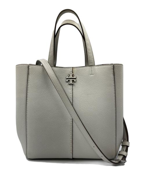 TORY BURCH（トリーバーチ）TORY BURCH (トリーバーチ) 2WAYバッグ グレーの古着・服飾アイテム
