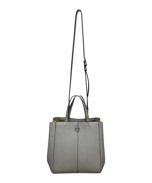 TORY BURCH（トリーバーチ）TORY BURCH (トリーバーチ) 2WAYバッグ グレーの古着・服飾アイテム