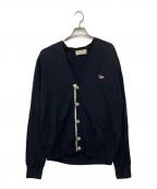 maison kitsuneメゾンキツネ）の古着「薄手カーディガン」｜ブラック