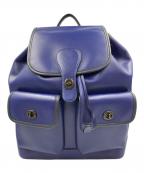 COACHコーチ）の古着「Heritage Backpack」｜ブルー