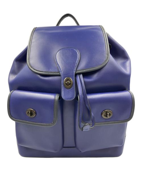 COACH（コーチ）COACH (コーチ) Heritage Backpack ブルーの古着・服飾アイテム