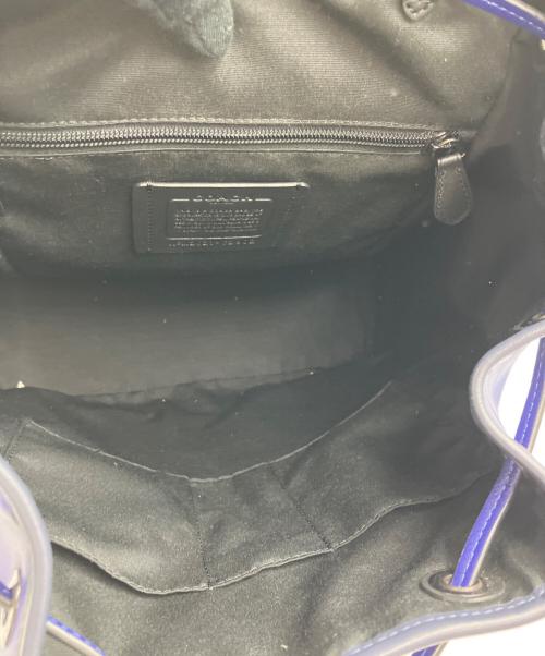 COACH（コーチ）COACH (コーチ) Heritage Backpack ブルーの古着・服飾アイテム