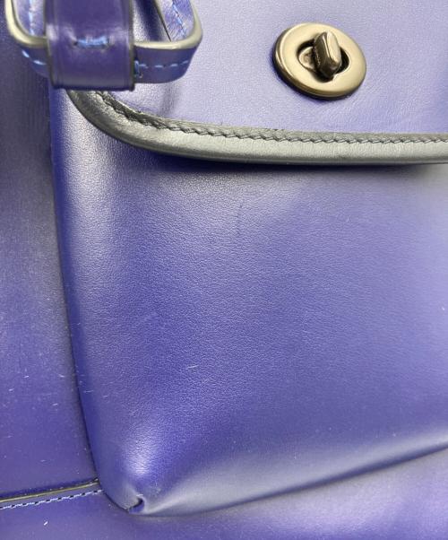 COACH（コーチ）COACH (コーチ) Heritage Backpack ブルーの古着・服飾アイテム