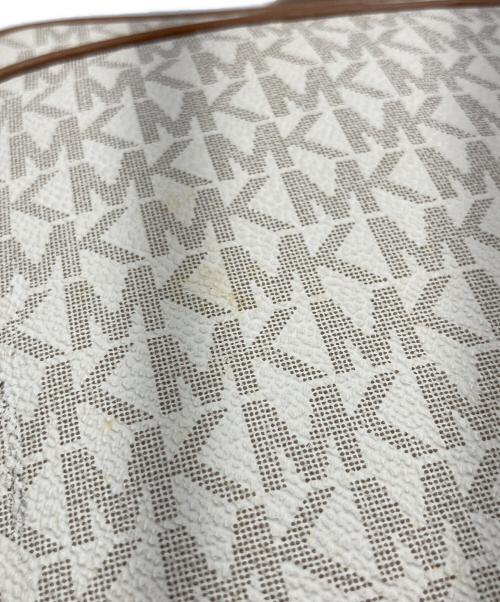 MICHAEL KORS（マイケルコース）MICHAEL KORS (マイケルコース) ショルダーバッグ アイボリー×ブラウンの古着・服飾アイテム