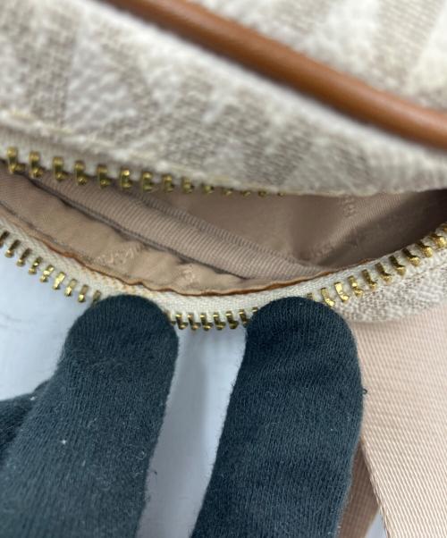 MICHAEL KORS（マイケルコース）MICHAEL KORS (マイケルコース) ショルダーバッグ アイボリー×ブラウンの古着・服飾アイテム