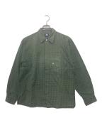 stussyステューシー）の古着「長袖シャツ」｜グリーン