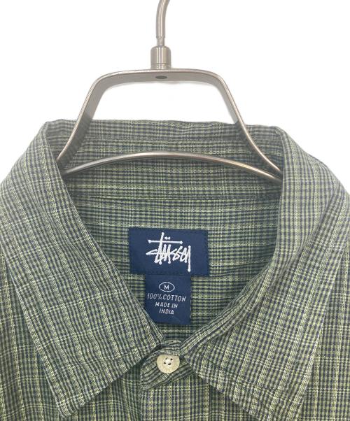 stussy（ステューシー）stussy (ステューシー) 長袖シャツ グリーン サイズ:SIZE Mの古着・服飾アイテム