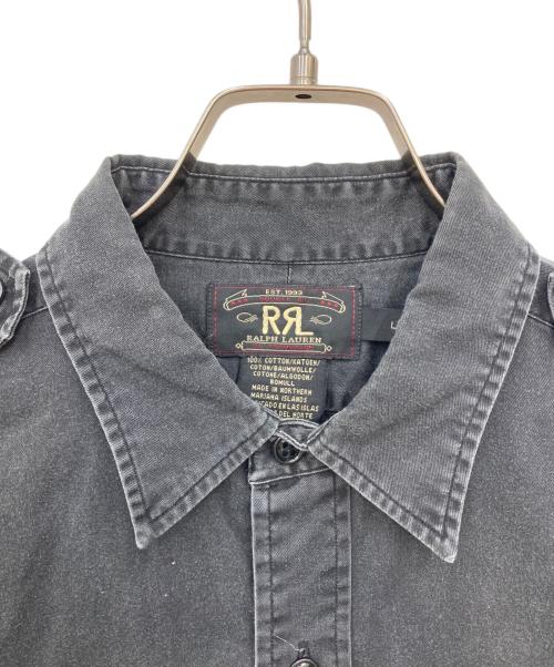 RRL（ダブルアールエル）RRL (ダブルアールエル) 長袖シャツ ブラック サイズ:SIZE Lの古着・服飾アイテム