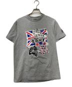stussyステューシー）の古着「プリントTシャツ」｜グレー
