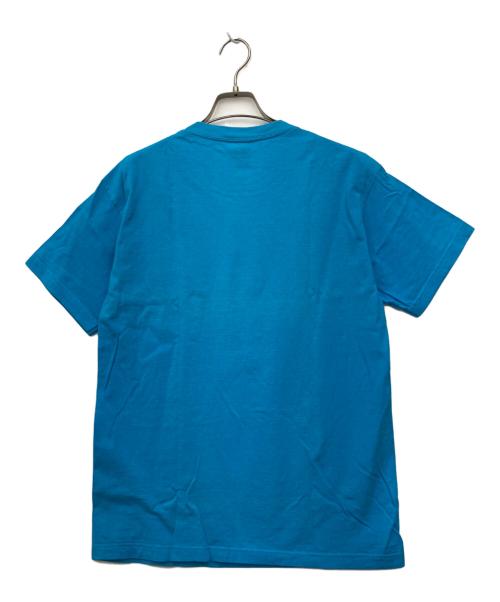 stussy（ステューシー）stussy (ステューシー) スカルプリントTシャツ スカイブルー サイズ:SIZE Mの古着・服飾アイテム