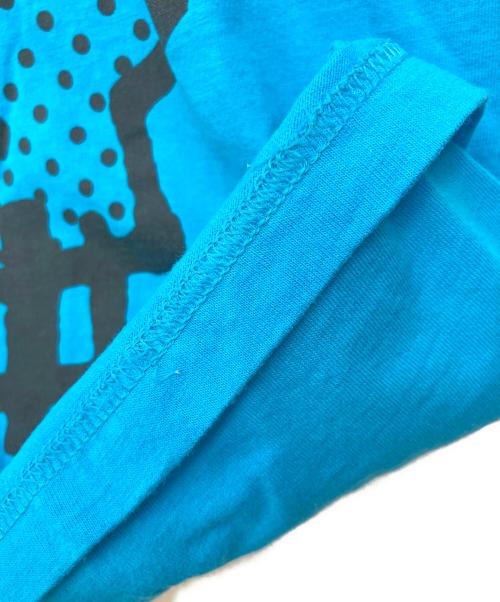 stussy（ステューシー）stussy (ステューシー) スカルプリントTシャツ スカイブルー サイズ:SIZE Mの古着・服飾アイテム