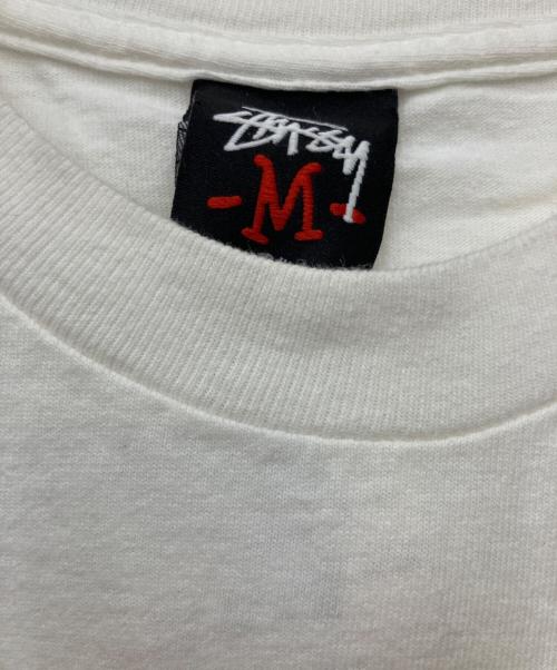 stussy（ステューシー）stussy (ステューシー) プリントTシャツ ホワイト サイズ:SIZE Mの古着・服飾アイテム